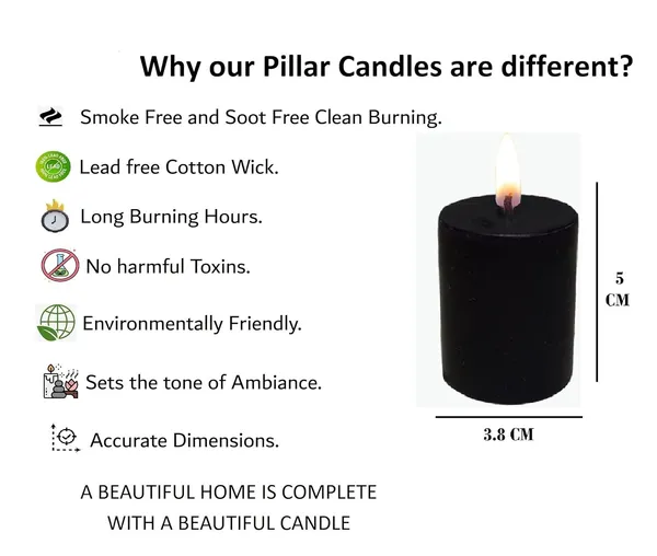Pack_Of_12_Black_Unscented_Paraffin_Wax_Cylindrical_Pillar_Candle