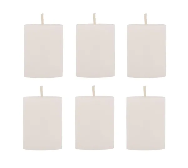 Pack_Of_6_White_Unscented_Paraffin_Wax_Round_Pillar_Candle_|_(8_Hr)_(1.5x2_Inch)