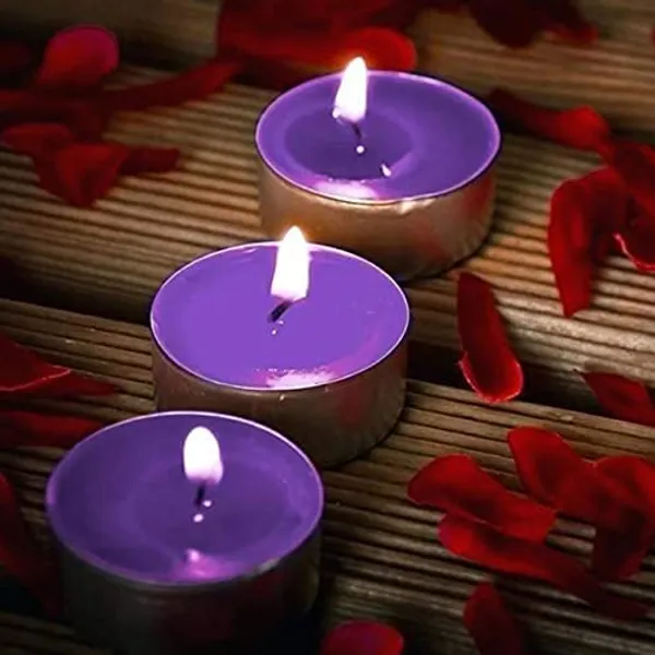Pack_Of_25_Lavender_Scented_Paraffin_Wax_Round_Candle_|_(5_Hr)