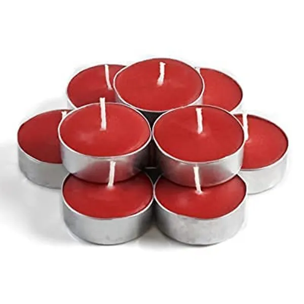 Pack_Of_25_Rose_Scented_Paraffin_Wax_Round_Candle_|_(5_Hr)