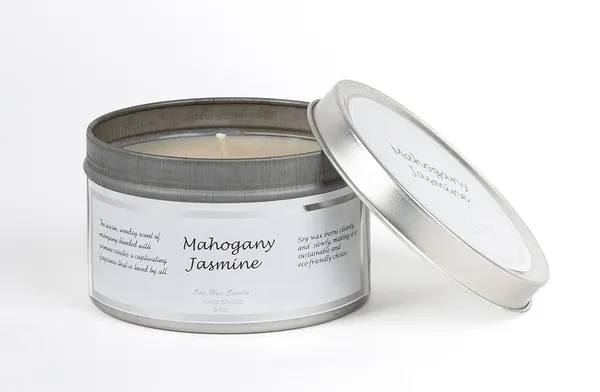 Mahogany_Jasmine_Scented_Soy_Wax_Round_Candle_|_(25_Hrs)