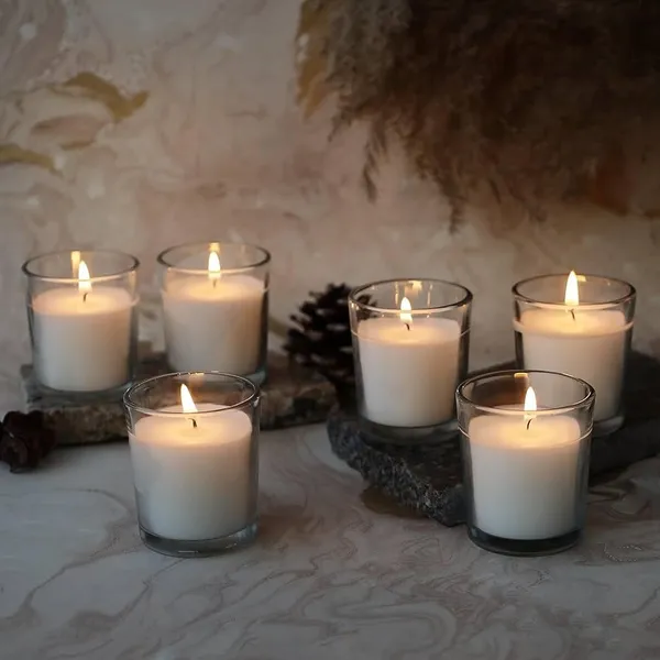 Pack_Of_6_White_Unscented_Paraffin_Wax_Round_Candle_|_(14_Hr)