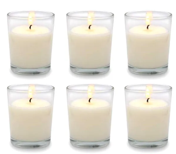 Pack_Of_6_White_Unscented_Paraffin_Wax_Round_Candle_|_(14_Hr)