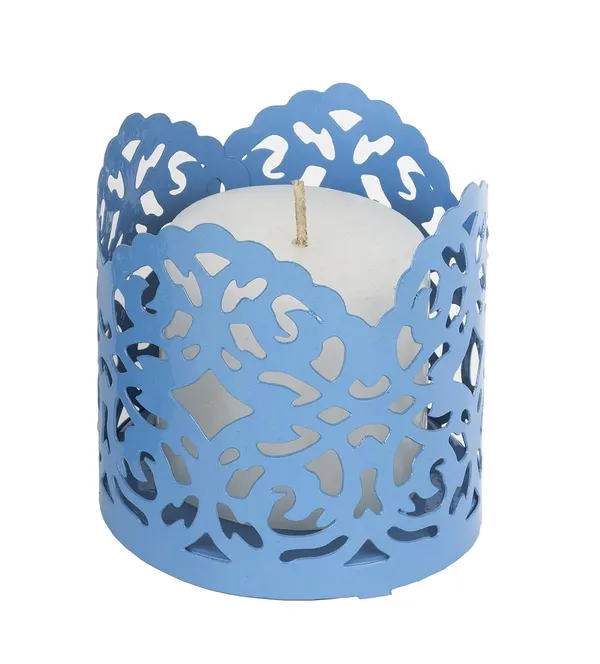 Blue_Metal_Premium_&_Elegant_Candle_Holder_With_Pillar_Candle
