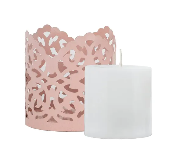 Blue_Metal_Premium_&_Elegant_Candle_Holder_With_Pillar_Candle
