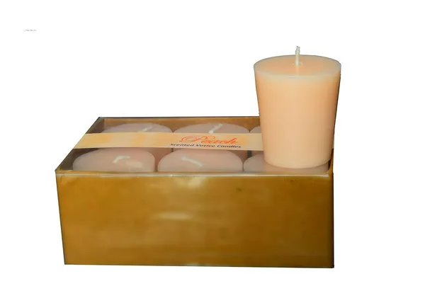 Pack_Of_6_Tropical_Peach_Scented_Paraffin_Wax_Votive_Candle_|_(12_Hr)_(2_Inch)