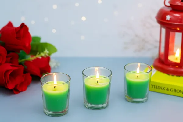 Pack_Of_3_Mogra_Scented_Paraffin_Wax_Round_Candle