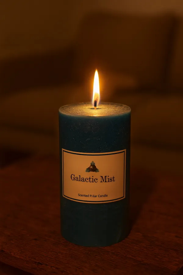 Galatic_Mist_Scented_Paraffin_Wax_Round_Pillar_Candle_|_(3x6_Inch)