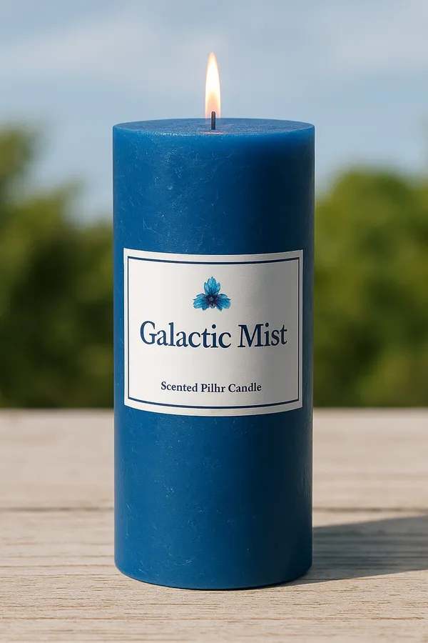 Galatic_Mist_Scented_Paraffin_Wax_Round_Pillar_Candle_|_(3x6_Inch)