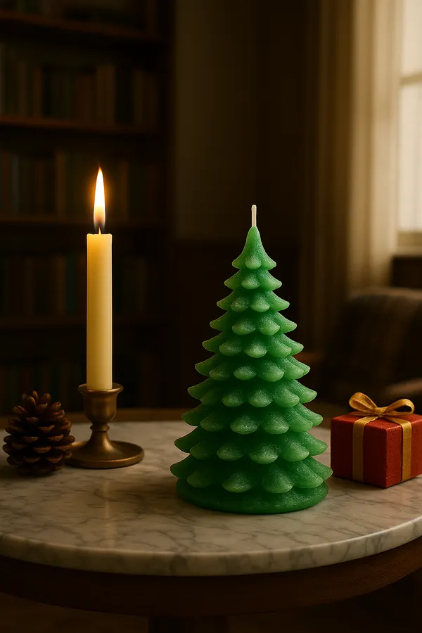 Green_Christmas_Tree_Candle_|_For_Christmas_Decoration