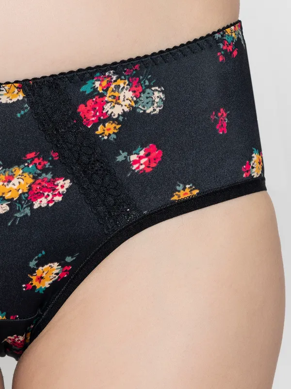 Black_Floral_Non_Padded_Printed_Full_Support_Non_Padded_Bra_Set