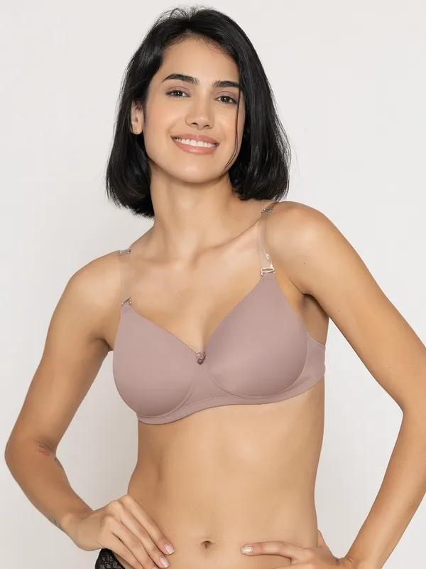 Mocha_Lightly_Padded_Backless_Bra