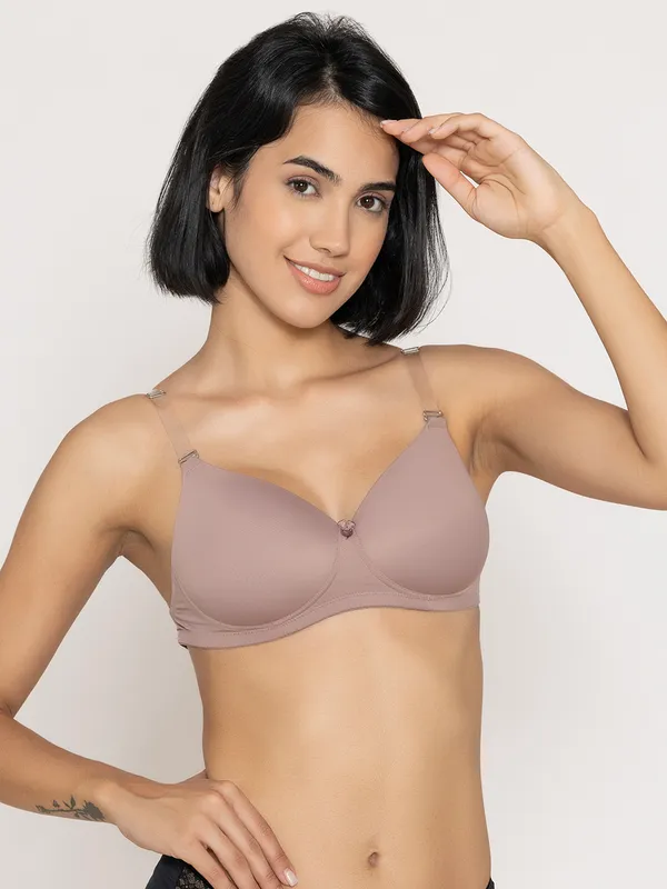 Mocha_Lightly_Padded_Backless_Bra