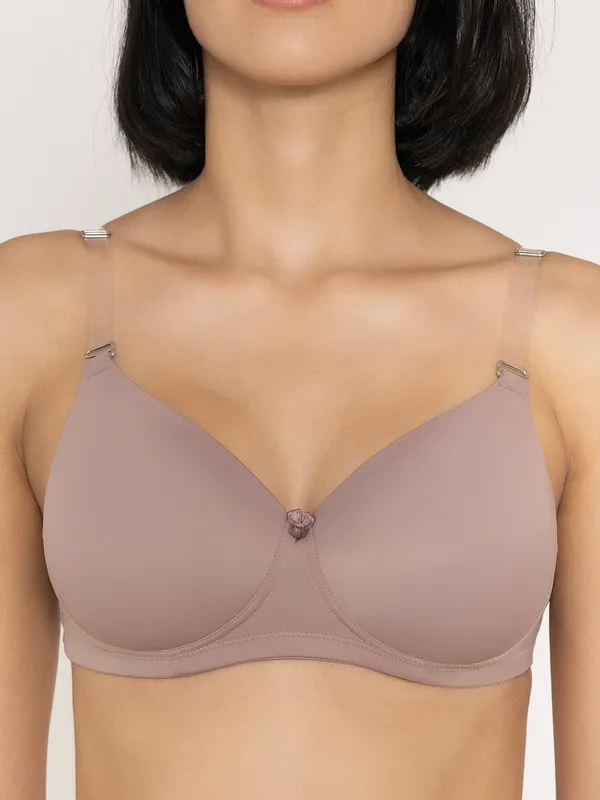 Mocha_Lightly_Padded_Backless_Bra