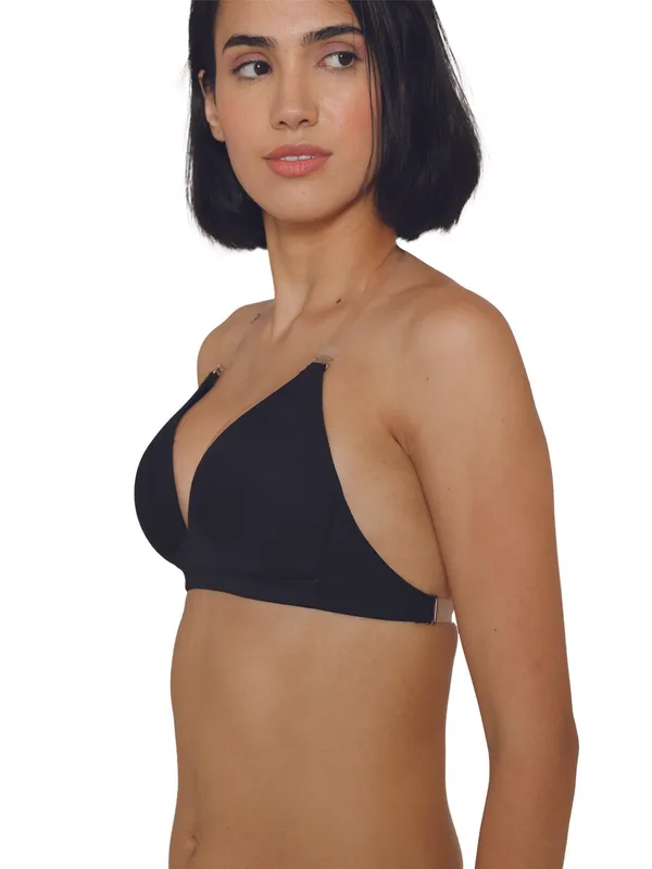 Black_Lightly_Padded_Plunge_Neckline
