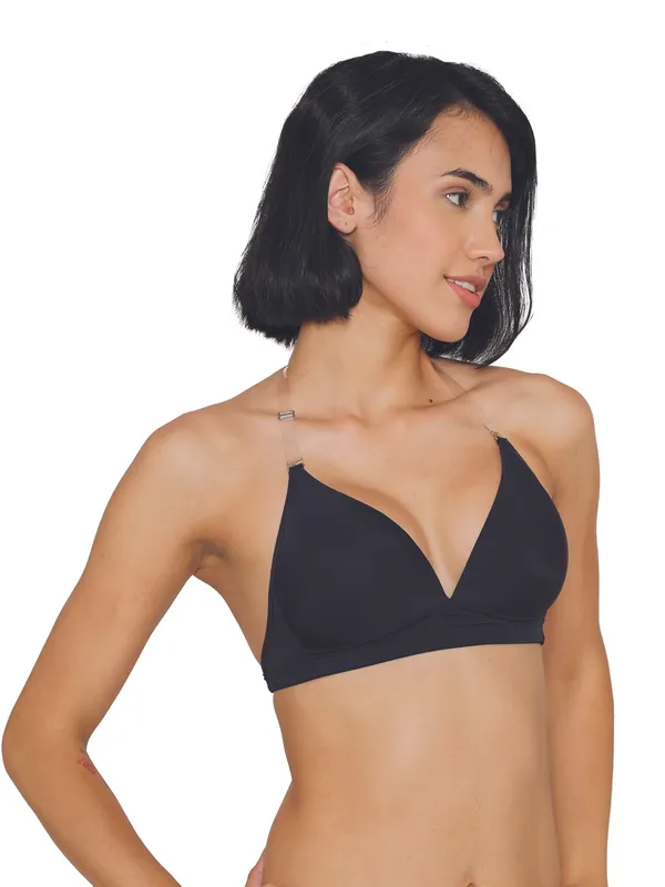 Black_Lightly_Padded_Plunge_Neckline