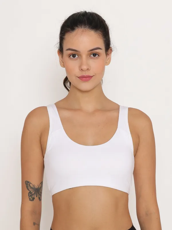 White_Non_Padded_Beginner_Broad_Straps
