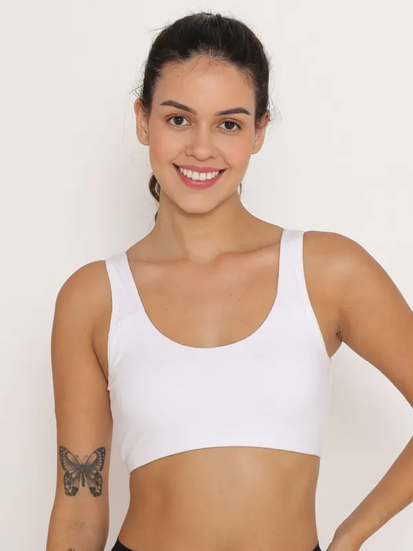 White_Non_Padded_Beginner_Broad_Straps