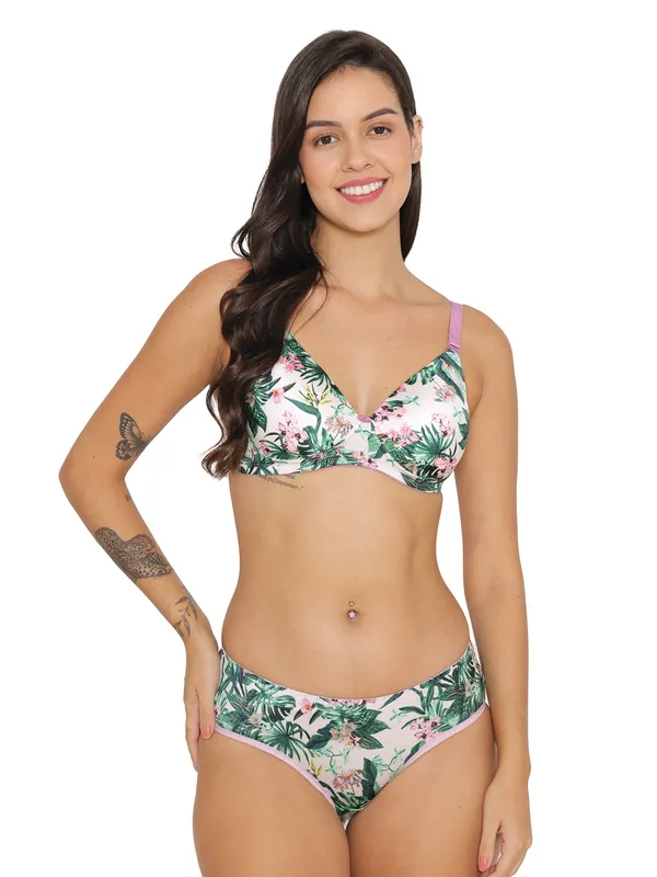 Green_Forest_Lightly_Padded_Everyday_Printed_Bra_Set