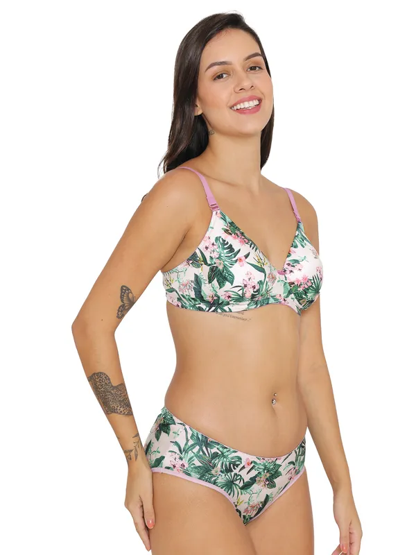Green_Forest_Lightly_Padded_Everyday_Printed_Bra_Set