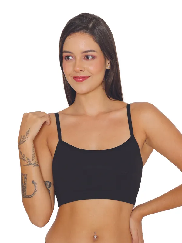 Black_Non_Padded_Beginner_Spaghetti_Bra