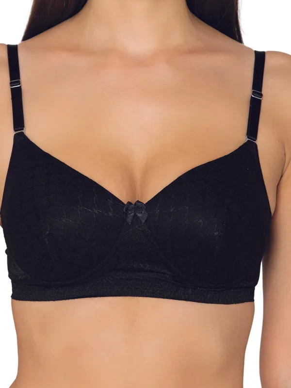 Black_Lightly_Padded_Delicate_Lace_Set