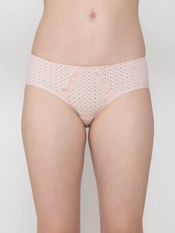 Blush_Dots_Non_Padded_Printed_Full_Support_Non_Padded_Bra_Set