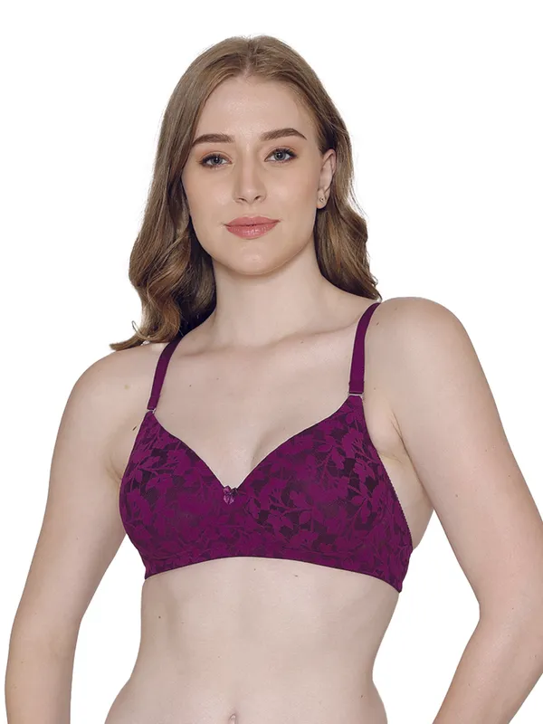 Purple_Lightly_Padded_Floral_Lace_Set