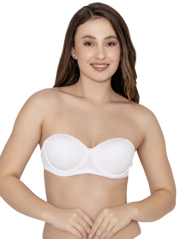 White_Lightly_Padded_Balconette_Backless_Bra