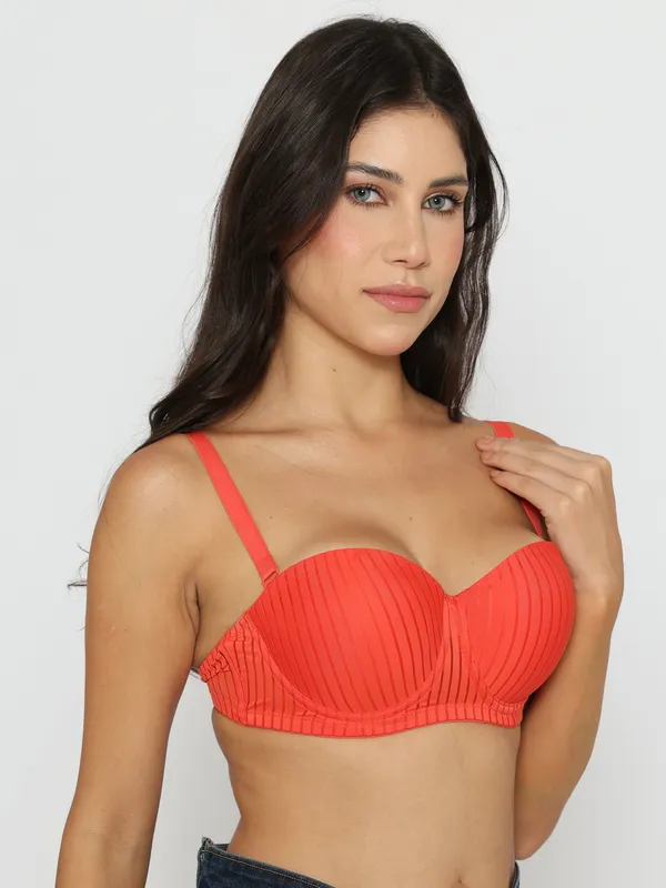 Tomato_Lightly_Padded_Balconette_Backless_Bra