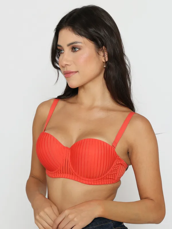 Tomato_Lightly_Padded_Balconette_Backless_Bra