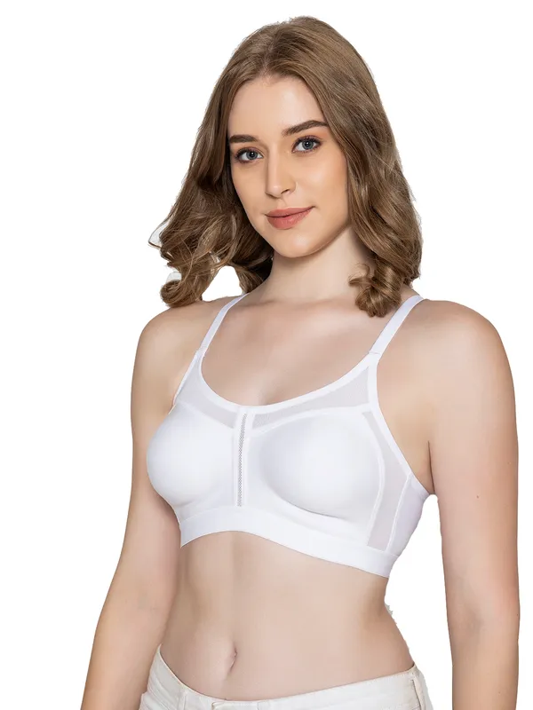 White_Spacer_Cap_Full_Support_Minimizer_Non_Padded_Bra