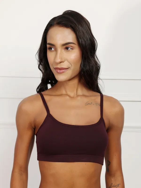 Plum_Non_Padded_Beginner_Spaghetti_Bra