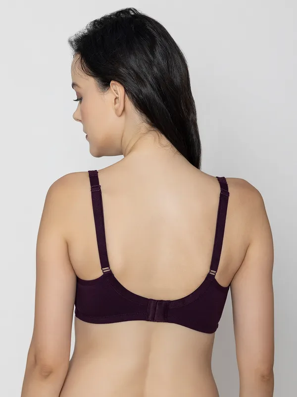 Wine_Non_Padded_Casusal_Contour_Non_Padded_Bra