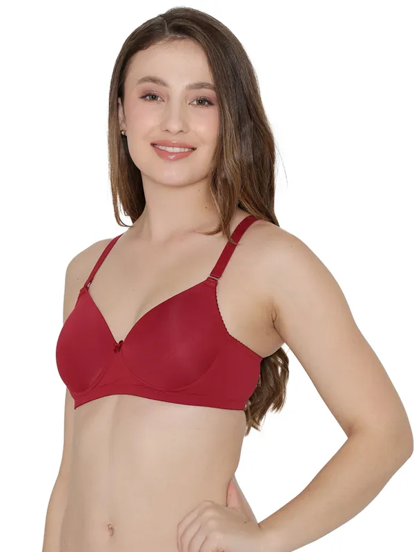 Maroon_Lightly_Padded_Everyday_T-Shirt_Bra