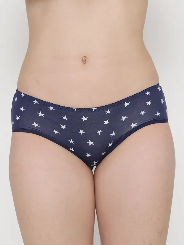 Navy_Star_Lightly_Padded_Cotton_Print_Bra