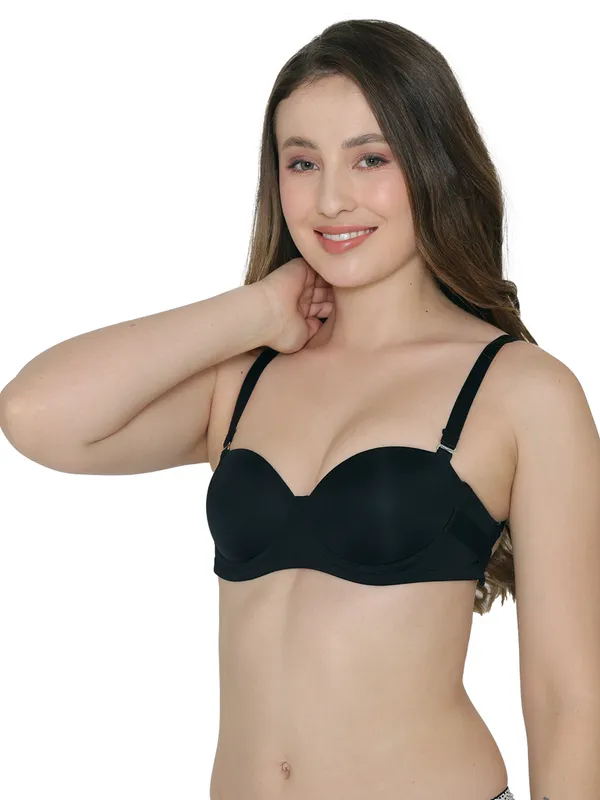 Black_Lightly_Padded_Balconette_Backless_Bra