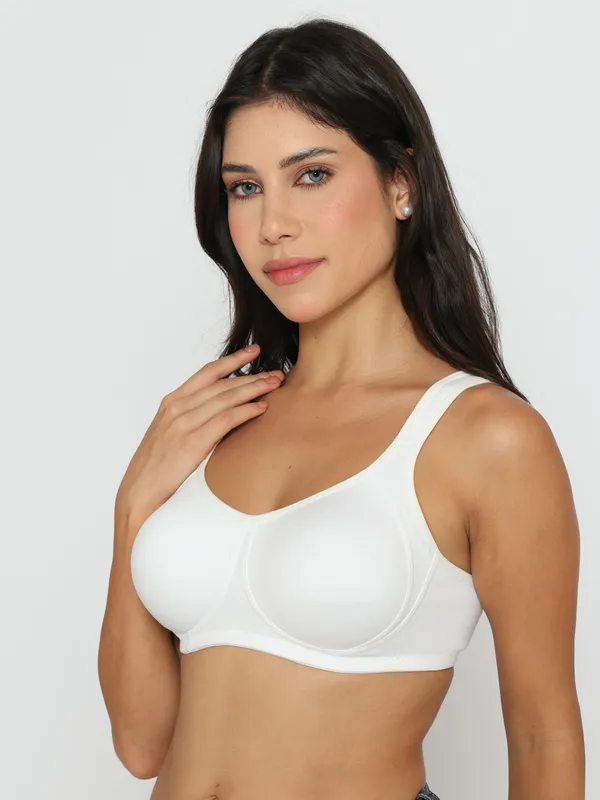 White_Non_Padded_Full_Contour_Cotton_Bra