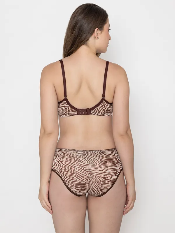 Brown_Tiger_Lightly_Padded_Everyday_Printed_Bra_Set