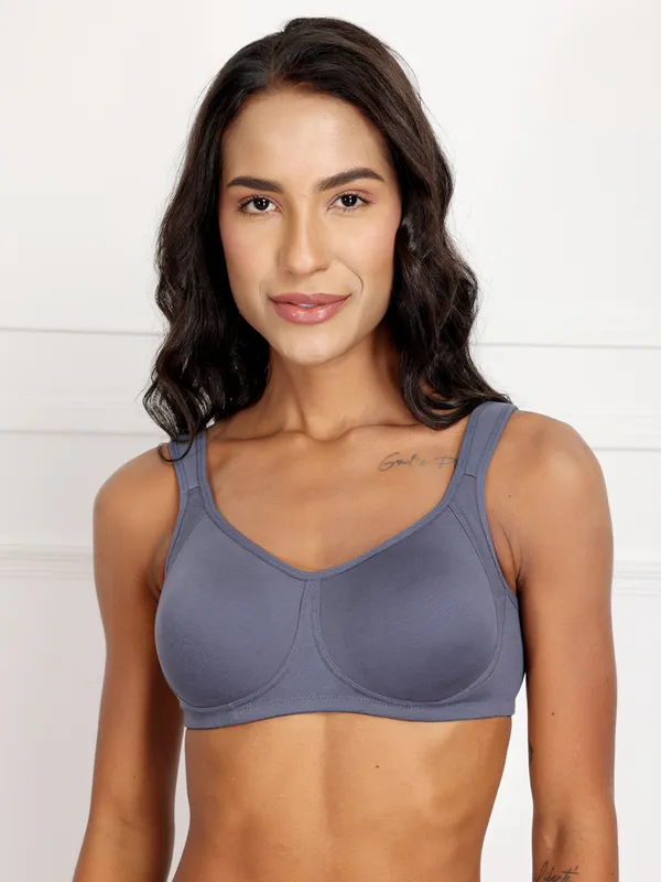 Grey_Non_Padded_Full_Contour_Cotton_Bra