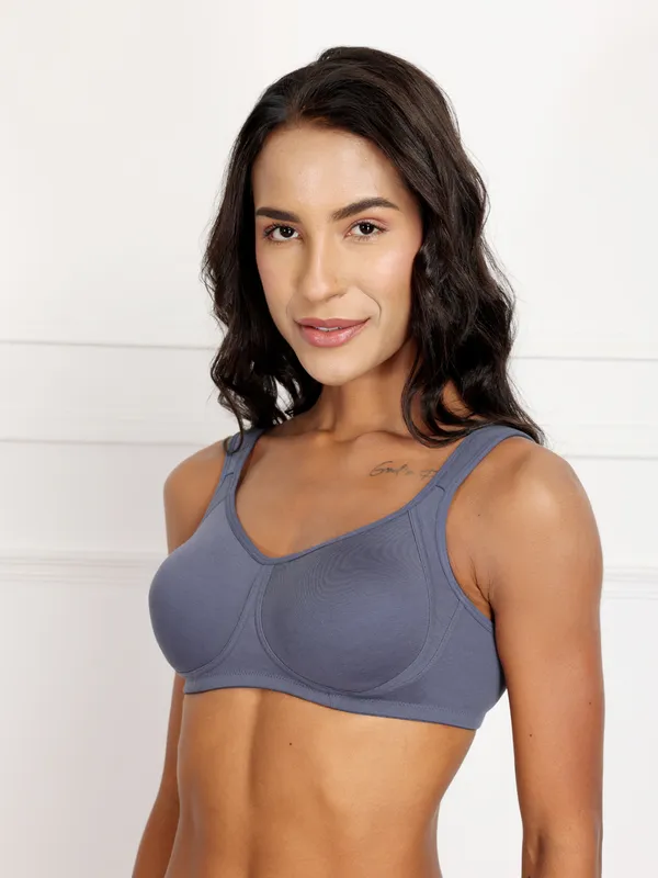 Grey_Non_Padded_Full_Contour_Cotton_Bra