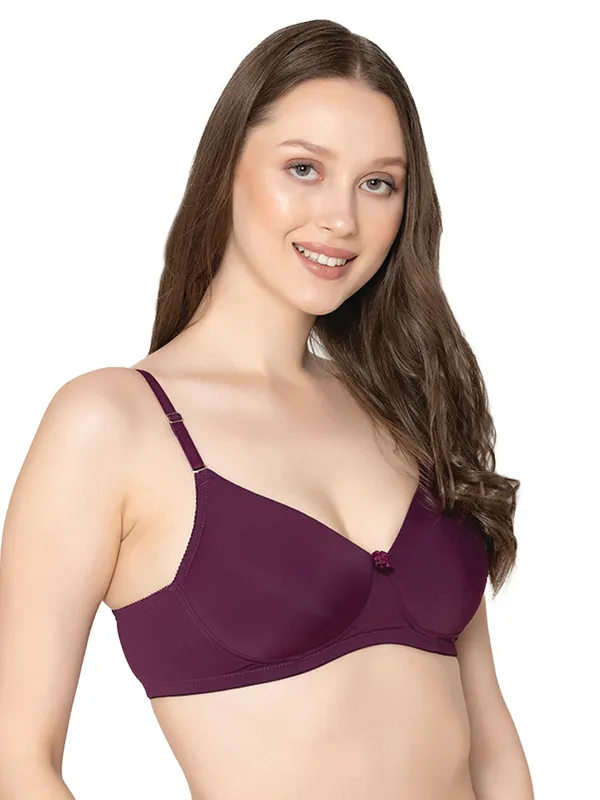 Wine_Lightly_Padded_Everyday_T-Shirt_Bra