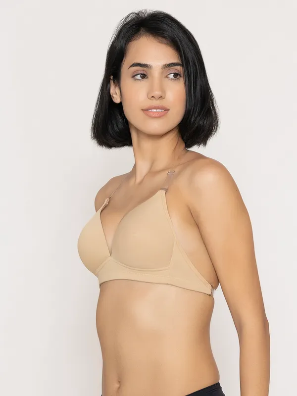 Nude_Lightly_Padded_Plunge_Neckline