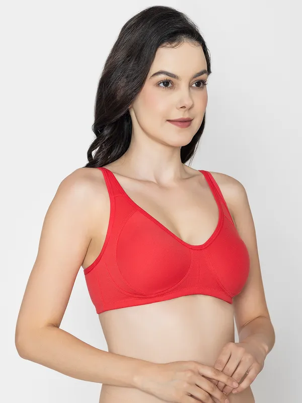 Coral_Non_Padded_Casusal_Contour_Non_Padded_Bra
