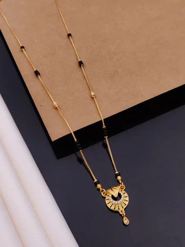 Ankita_Micro_Gold_Plated_Short_Mangalsutra_Dokiya_For_women