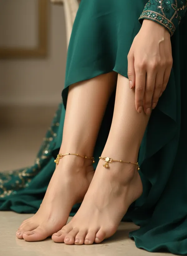 Rishi_Gold_Plated_Anklets_For_women