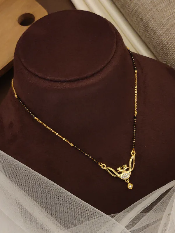 Jiya_Designer_Rose_Gold_Plate_Mangalsutra_For_women