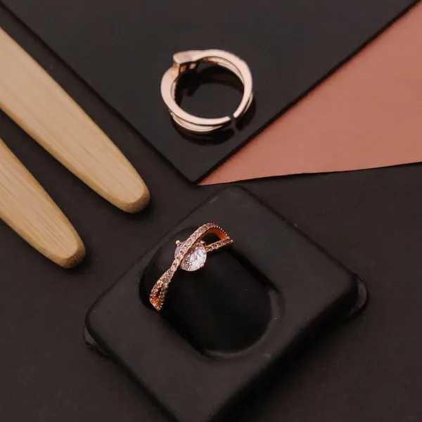 Rose_Gold_Elegant_Crossover_Anti_tarnish_and_Free_Size_Crystal_Ring,_Rose_Gold_Plated,_Cubic_Zirconia_Studded_For_women