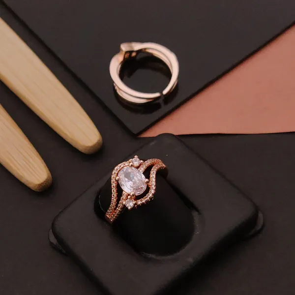 Rose_Gold_Dazzling_Adjustable_Diamond_Ring_Anti-Tarnish_&_Perfect_for_Gifting_For_women