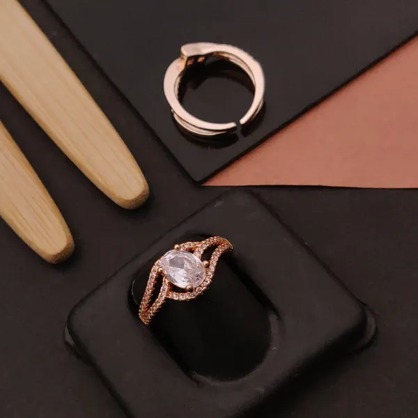 Rose_Gold_Dazzling_Adjustable_Diamond_Ring_Anti-Tarnish_&_Perfect_for_Gifting_For_women